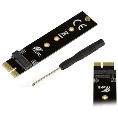 Kalea-Informatique SSD Controller Kaart - NVMe M.2 PCIe 1x Ondersteuning - Compatibel met SM951, PM951, 950 Pro, 960 Evo Kalea-Informatique SSD Controller Kaart - NVMe M.2 PCIe 1x Ondersteuning - Compatibel met SM951, PM951, 950 Pro, 960 Evo