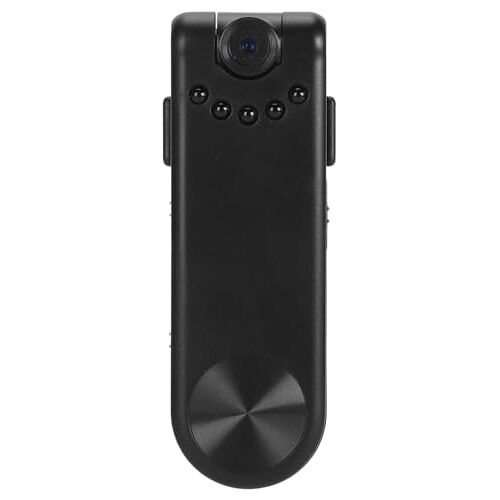 Dpofirs Mini-bodycamera 1080p Draagbare Kleine, op Het Lichaam Gedragen Camera Draagbare Pocketvideorecorder met 120 ° Draaibare Lens, Nachtzicht voor Sport, Werkrecords, Fietsen, 128 GB