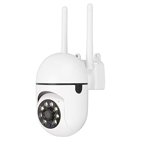 VBESTLIFE Beveiligingscamera's Buiten, WiFi 3MP Beveiligingscamera, 360 Graden Beeld, Bewegingsdetectie, IR Nachtzicht, Two Way Talk, SD/Cloudopslag