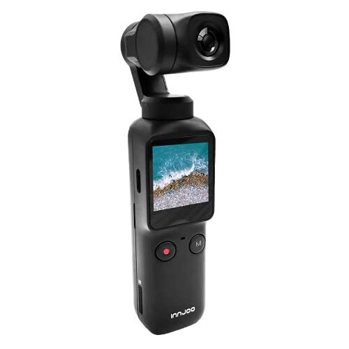 InnJoo Actiecamera – mini-camera met drie assen, video-opname 4 K / 2,7 K / 1080 P