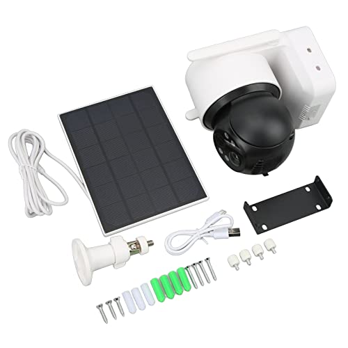 HEITIGN Outdoor Bewakingscamera Outdoor Bewakingscamera Zonne-energie 1080 P Hd 2.4g Draadloze WifiMotion Detectie Bewakingscamera