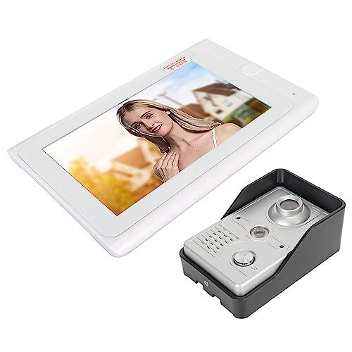 DKaony Telefoon Deurbel Camera, 1000TVL Nachtzicht Video Deurbel Camera 100‑240 V 2-Weg Intercom voor (AU-stekker)