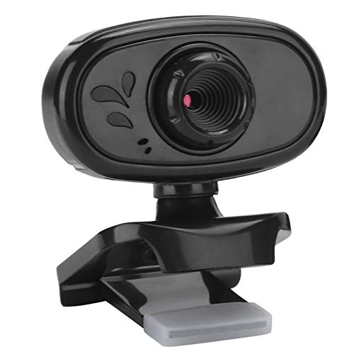 Annadue Webcam, USB-webcam, pc-webcam met microfoon, Full HD-webcam met stereomicrofoon, webcam voor videochatten en opnemen, High Definition-webcam met microfoon met ruisonderdrukking (zwart)