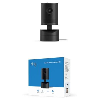 Ring Draai- en kantelbare binnencamera 2K (Pan-Tilt Indoor Camera 2K, nieuwste generatie), met stekkeradapter, 360° dekking, automatisch volgen, Retinal 2K-video, 6x verbeterde zoom Ring Draai- en kantelbare binnencamera 2K (Pan-Tilt Indoor Camera 2K, nieuwste generatie), met stekkeradapter, 360° dekking, automatisch volgen, Retinal 2K-video, 6x verbeterde zoom