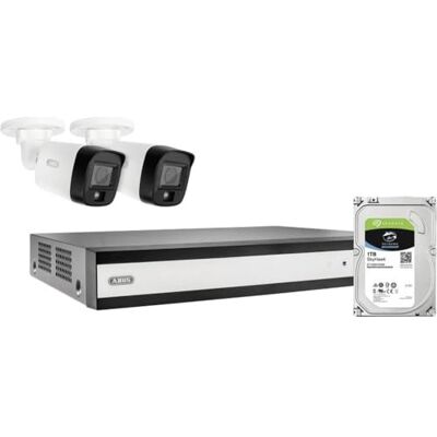 ABUS TVVR33623T All-in-One Set: Videorecorder Performance Line en 2 analoge Mini Tube-camera's (FlexNiteView), intelligente personen- en voertuigherkenning, browserbesturing op pc, mobiel via app ABUS TVVR33623T All-in-One Set: Videorecorder Performance Line en 2 analoge Mini Tube-camera's (FlexNiteView), intelligente personen- en voertuigherkenning, browserbesturing op pc, mobiel via app