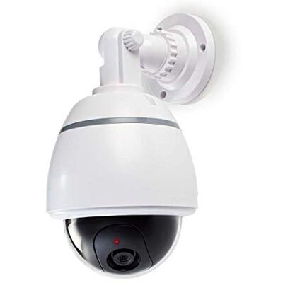 NEDIS Dummy Beveiligingscamera Dome Batterij Gevoed Binnen Wit NEDIS Dummy Beveiligingscamera Dome Batterij Gevoed Binnen Wit