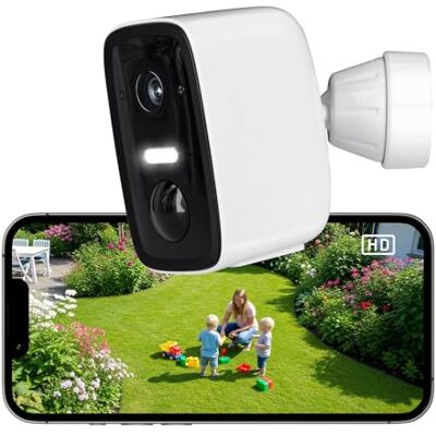 Rollei Draadloze Beveiligingscamera 2K - Netwerk/IP-camera Rollei Draadloze Beveiligingscamera 2K - Netwerk/IP-camera