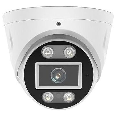 Foscam T5EP 5MP POE-bewakingscamera, wit Geïntegreerde koplamp, alarmsirene, detectie van personen en voertuigen, nachtzicht, tweerichtingsaudio Foscam T5EP 5MP POE-bewakingscamera, wit Geïntegreerde koplamp, alarmsirene, detectie van personen en voertuigen, nachtzicht, tweerichtingsaudio