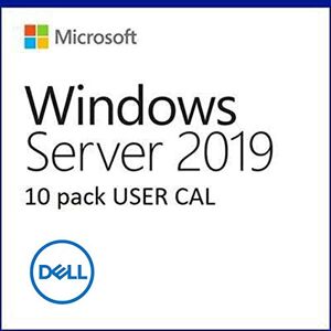 Dell Windows Server 2019 10 CAL besturingssystemen (OEM), klantentoegang licentie (CAL), 10 licentie(s), 32 GB, 0,512 GB, 1,4 GHz) Dell Windows Server 2019 10 CAL besturingssystemen (OEM), klantentoegang licentie (CAL), 10 licentie(s), 32 GB, 0,512 GB, 1,4 GHz)