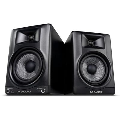 M-Audio BX5BT 5" Bureau Studiomonitoren Paar Bluetooth, DSP, App-Bediening, voor Mixage, Videobewerking, Podcasting, Software Inbegrepen M-Audio BX5BT 5" Bureau Studiomonitoren Paar Bluetooth, DSP, App-Bediening, voor Mixage, Videobewerking, Podcasting, Software Inbegrepen