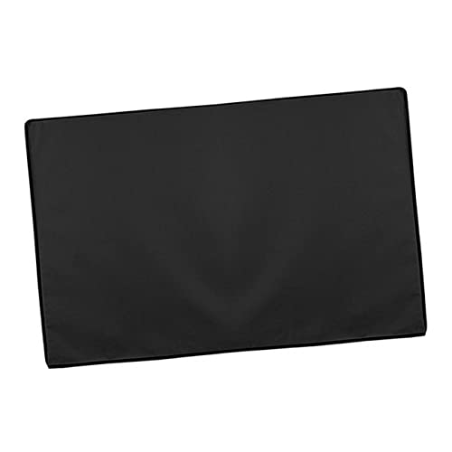 jojofuny 2Pcs Set Tv Cover Tv Protector Se Screen Protector Televisie Bottom Cover Televisie Protector Tv Shell Zwart Screen Protector Lcd Tv Televisie Doek Oxford Doek Tv Set Outdoor