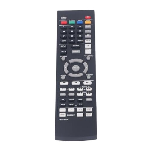 Generic Wy92530 Afstandsbediening Brx 610 Controller Mcr 750 Ontvanger Brx 750 voor Ergonomi voor Av-Ontvanger Brx 610 Mcr 750 Home Theater Ontvanger voor Video Ontvanger Vervangende