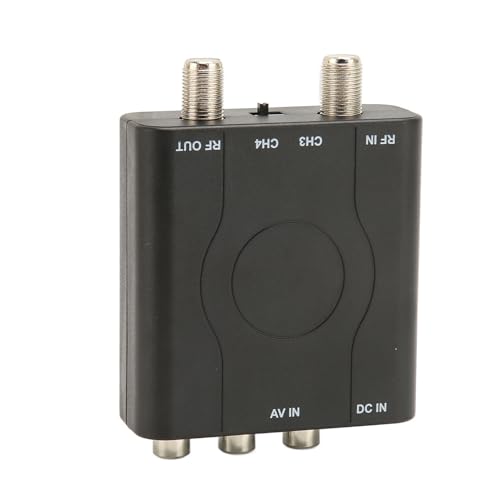 Zunate M61A RF-modulator, Digitale Naar RF-modulator Ondersteunt NTSC-formaten Videogeluid HD RF-modulator, Uitgang NTSC CH3 CH4-kanaal