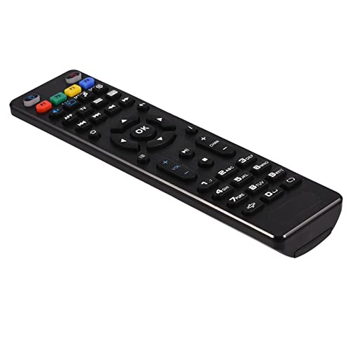 BROLEO TV Box Afstandsbediening, Zwarte Afstandsbediening TV Box Afstandsbediening, Afstandsbediening, Gevoelige Afstandsbediening voor TV Box Compatibel met Mag 250