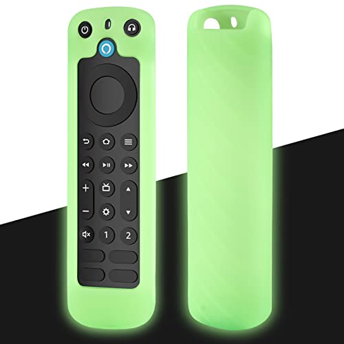 Pazzlas Compatible avec La Coque Alexa Voice Remote Pro 2022, Accessoires de Coque de Protection en Silicone Souple, Alexa Voice Remote Pro Étui de Protection Anti-dérapant