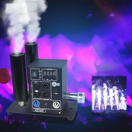 ELzEy 200W CO2 Fog Machine met 6M buis, DMX Controle Rookmachine scherm spray afstand 8-10M Stage Effect