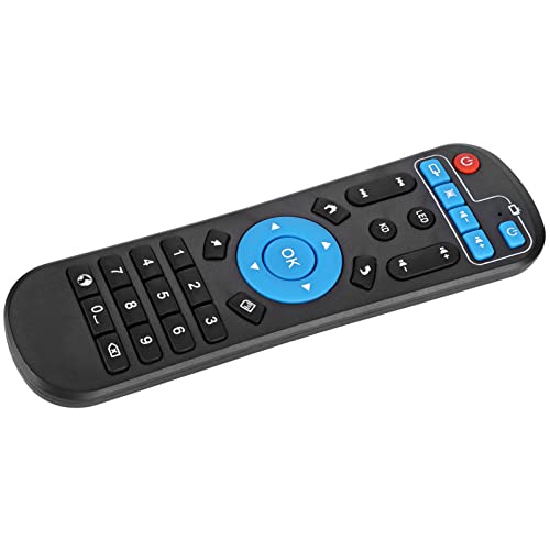 BROLEO ABS Set-top Box Afstandsbediening, Zwarte Afstandsbediening, Vervangende STB-afstandsbediening, T95V Pro T95U Pro voor T95Z Plus voor Set-top Box