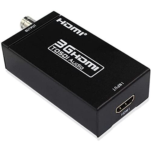 ZHIYUEN HDMI to SDI Converter Adapter HDMI SDI Adapter SDI/HD-SDI/3G-SDI Adapter Support 1080P for Camera Home Theater