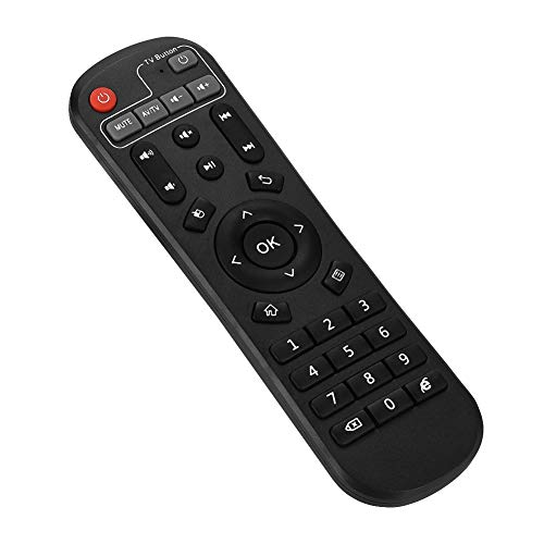 ASHATA TV Set Top Box Afstandsbediening, Precieze Controle Set Top Box Afstandsbediening Met Meer Dan 8 M Afstand TV Box Afstandsbediening voor EVPAD