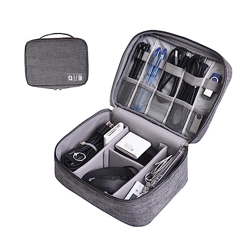 HOMSFOU toiletartikelen elektronische organisator make-up organizer tas organisator van elektronische accessoires reisetui voor kleine elektronica elektronisch product kabel