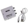 vhbw HDMI naar Tulp Composiet AV converter / wit