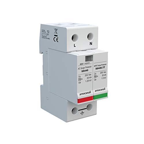 arnocanali SS440.2TT Enerpro oplader, 1 + 1 module, referentieklasse T2 voor netwerken Tt Tn