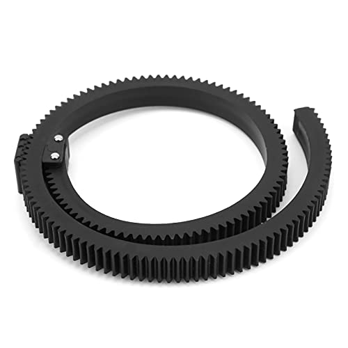 Topiky Focus Ring, Verstelbare SLR Camera Follow Focus Len Gear Ring Riem Fotografie Accessoire, voor SLR DSLR Camera Camcorder Video Camera DV HDV, voor 46-92mm/1.8-3.6inch Lens