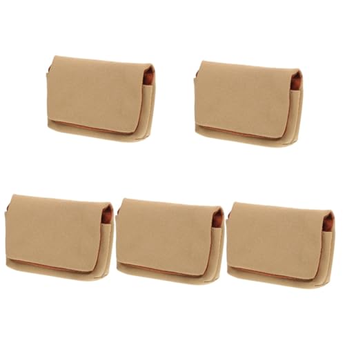 UKCOCO 5Pcs Camera Opbergtas Draagbare Camera Tas Camera Gevallen Camera Case Tas Camera Case Kleine Camera Pouch Camera Storage Case Small Super Fiber Leer Stof Digitale Camera Handtas