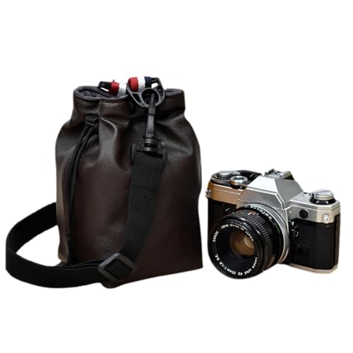 EUBEISAQI Waterdichte cameratas Waterdichte lederen cameratas Crossbody cameratas voor fotografen, cameratas voor op reis