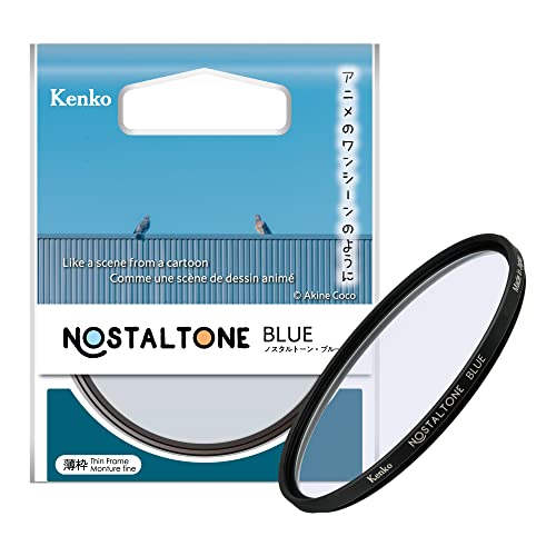 Kenko Soft Effect Filter NOSTALTONE BLAUW φ49mm, met kleureffect, voor contrastaanpassing, gemaakt in Japan