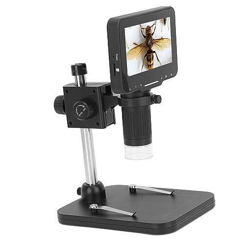 Akozon Digitale Microscoop Handheld USB HD-inspectiecamera 4,3 Inch HD LCD Digitale USB-Microscoop 1000X Vergroting Elektronische Microscoop Muntmicroscoop