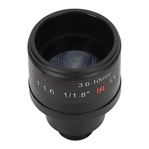 Elprico Telelens Camera Lenzen,F1.6 1/1.8inch M12 Mount Handmatige Zoom Lens,Prime Lens voor Beveiliging Video Camera