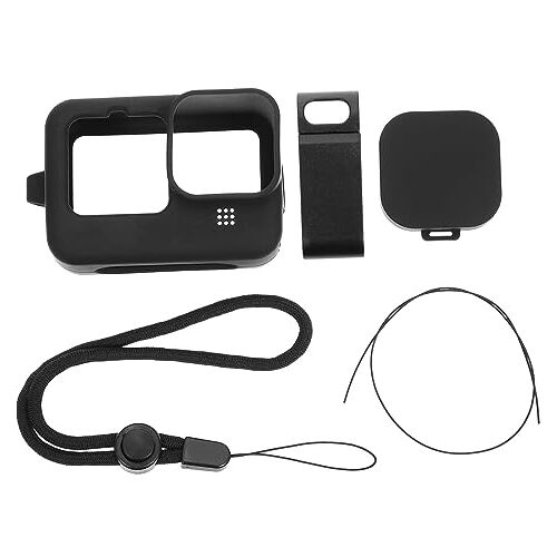 UKCOCO 1 Set Gopro9 Beschermhoes Actie Camera Hoes Cameratas Tas Siliconen Hoes Voor Actie Camera Tas Actie Camera Lanyard Camerahoes Beschermkap Silicagel Sport Camera