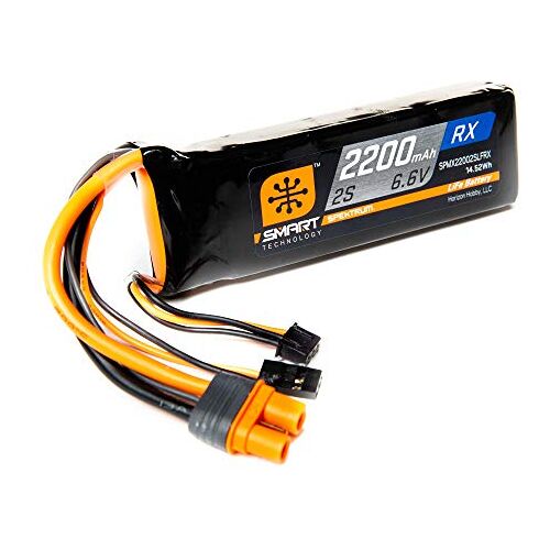 Spektrum 6,6 V 2200 mAh 2S 15C Smart LiFe-ontvanger accu: universele ontvanger, IC3