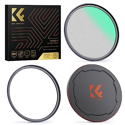 K&F Concept Nano X-Serie Black-Mist 1/8 magnetisch magnetisch magnetisch filter Black Promist 1/8 filter effectfilter Black Diffusie met lensadapter-77 mm