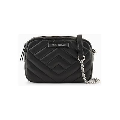 Giorgio Armani Victoria, Essential, camera-etui met logo, zwart, zwart, Eén Maat Giorgio Armani Victoria, Essential, camera-etui met logo, zwart, zwart, Eén Maat
