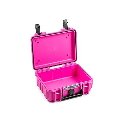 B&W Outdoor transportkoffer, type 500, roze, waterdicht volgens IP67-certificering, stofdicht, onbreekbaar en onverwoestbaar, roze, Typ 500 Innenmaß 20x14x8cm, Lege koffer B&W Outdoor transportkoffer, type 500, roze, waterdicht volgens IP67-certificering, stofdicht, onbreekbaar en onverwoestbaar, roze, Typ 500 Innenmaß 20x14x8cm, Lege koffer