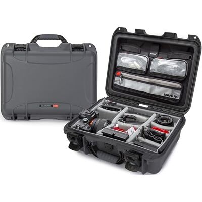 NANUK 920 Waterdichte Hard Case met Deksel Organizer en Gewatteerde Divider Grafiet NANUK 920 Waterdichte Hard Case met Deksel Organizer en Gewatteerde Divider Grafiet