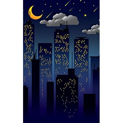 CLICK PROPS Klik op Props 5 x 8 ft Superhero Night Fotografische Vinyl Achtergrond CLICK PROPS Klik op Props 5 x 8 ft Superhero Night Fotografische Vinyl Achtergrond