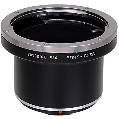 Fotodiox Pro Lens Mount Adapter, Pentax 645 (P645) Mount Lenzen op Fujifilm X-serie spiegelloze camera-adapter past op X-mount camerabehuizingen zoals X-Pro1, X-E1, X-M1, X-A1, X-E2, X-T1 Fotodiox Pro Lens Mount Adapter, Pentax 645 (P645) Mount Lenzen op Fujifilm X-serie spiegelloze camera-adapter past op X-mount camerabehuizingen zoals X-Pro1, X-E1, X-M1, X-A1, X-E2, X-T1