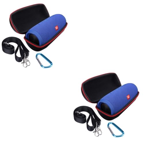 jojofuny 2 Stuks portable speaker reistas handtas draagbare luidspreker draagbare opbergtas luidspreker opbergtas draagbaar opbergzak luidspreker deksel drie generaties luidsprekers