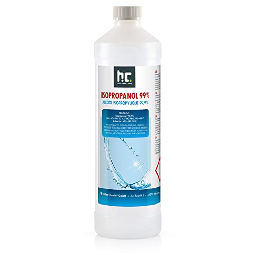 Höfer Chemie 30 x 1 L Isopropanol 99,9% IPA Isopropylalcohol perfect als oplos- en ontvettingsmiddel