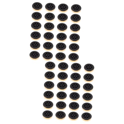 Gadpiparty 48 Pcs Versterker Plastic Voeten Versterker Base Pads Versterker Voeten Pad Anti Trillingen Versterker Voeten Speaker Versterker Isolatie Pad Versterker Isolatie Voet Audio Spons