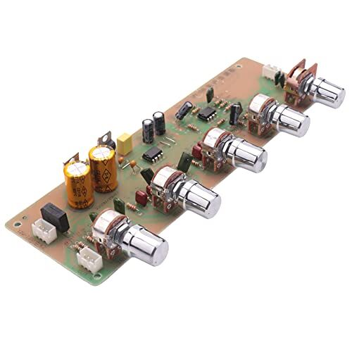 Doengdfo 1 x HiFi Audio Preamplifier Board 2.0 Balance instelbaar Audio Preamp Board met Tone Control
