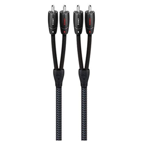 AudioQuest 3m Sydney RCA-audiokabel 2 x RCA zwart audiokabel (2 x RCA-, koper, 3 m, zwart)