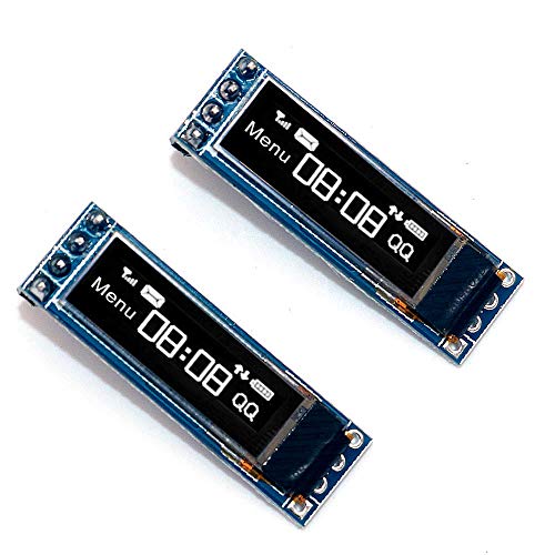 DollaTek 2 stks 0.69 inch 4pin OLED Display Module 96x16 3-5.5 V IIC Interface OLED Display Board voor Arduino