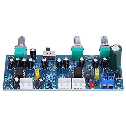 Garosa Preamp Board, Digital Tuning Preamp Tone Board 2.1 Kanaals Subwoofer Pre-Amp Laagdoorlaatfilter Voorversterker Audioprocessor Voorversterker Printplaat