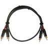 Cordial Kabel audio dubbele RCA 60 cm kabel AUDIO Essentials RCA