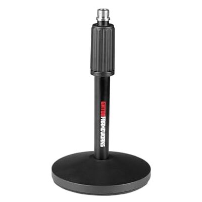 Gator Frameworks (2) Set Desktop microfoonstatieven met (2) 10-ft XLR Kabels; (GFW-MIC-DESKTOP-2PK) Gator Frameworks (2) Set Desktop microfoonstatieven met (2) 10-ft XLR Kabels; (GFW-MIC-DESKTOP-2PK)