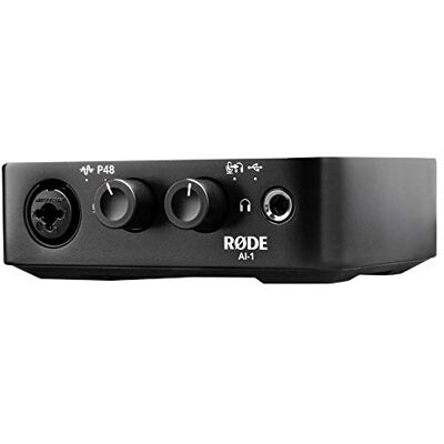 RØDE AI-1 Studio-grade Enkel-kanaals USB Audio Interface met Neutrik™ Combi-jack voor Muziekproductie, Streaming en Podcasting RØDE AI-1 Studio-grade Enkel-kanaals USB Audio Interface met Neutrik™ Combi-jack voor Muziekproductie, Streaming en Podcasting